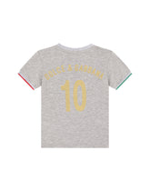 Jersey T-shirt with Italy DG logo patch -  | Dolce & Gabbana