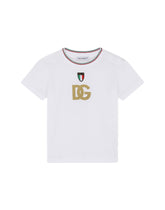 Jersey T-shirt with DG logo print -  | Dolce & Gabbana