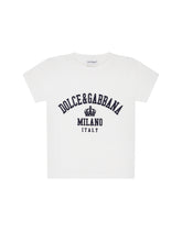 Jersey T-shirt with Dolce&Gabbana print -  | Dolce & Gabbana