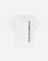 Jersey T-shirt with logo print -  | Dolce &amp; Gabbana