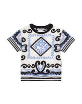 Marina-print jersey T-shirt -  | Dolce & Gabbana