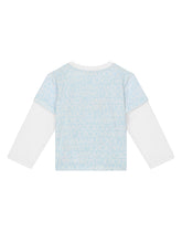 Printed jersey T-shirt with long sleeves -  | Dolce & Gabbana