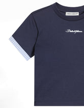 Jersey T-shirt with Dolce&amp;Gabbana logo -  | Dolce &amp; Gabbana