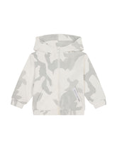 Oversize jersey hoodie with camouflage print -  | Dolce & Gabbana