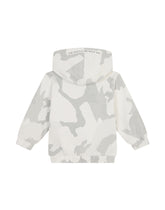 Oversize jersey hoodie with camouflage print -  | Dolce & Gabbana