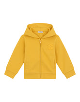 Jersey hoodie with embossed DG logo -  | Dolce & Gabbana