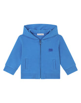 Jersey hoodie with DG logo embroidery -  | Dolce & Gabbana
