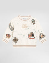 Oversized sweatshirt with map print -  | Dolce &amp; Gabbana