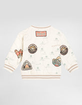 Oversized sweatshirt with map print -  | Dolce &amp; Gabbana