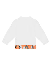 Jersey sweatshirt with camouflage details -  | Dolce & Gabbana