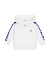 Jersey hoodie with DG logo band -  | Dolce & Gabbana