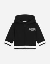 Hooded jersey sweatshirt with Dolce&amp;Gabbana logo -  | Dolce &amp; Gabbana