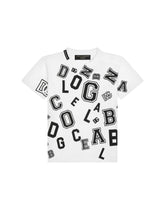 Jersey T-shirt with DG logo print -  | Dolce & Gabbana