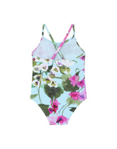 Bluebell-print one-piece swimsuit -  | Dolce & Gabbana