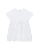 Embroidered poplin and jersey dress -  | Dolce & Gabbana