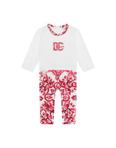 3-piece gift set in majolica-print jersey -  | Dolce & Gabbana