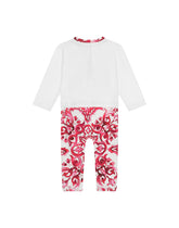 3-piece gift set in majolica-print jersey -  | Dolce & Gabbana