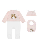 3-piece jersey gift set with Logomania print -  | Dolce &amp; Gabbana