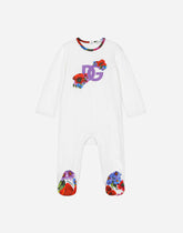 3-piece gift set in DG floral-print jersey -  | Dolce & Gabbana