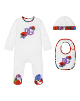3-piece gift set in DG floral-print jersey -  | Dolce & Gabbana