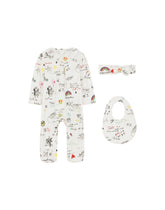 3-piece jersey gift set with DG sweet future print -  | Dolce & Gabbana