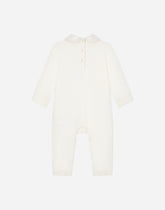 Jersey and duchesse onesie with DG embroidery -  | Dolce &amp; Gabbana