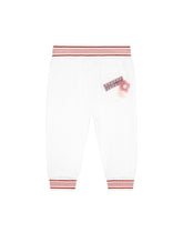 Jersey jogging pants with floral patch -  | Dolce & Gabbana