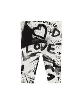 Graffiti-print interlock leggings -  | Dolce & Gabbana