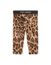Leo print interlock leggings -  | Dolce &amp; Gabbana