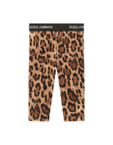 Leo print interlock leggings -  | Dolce &amp; Gabbana