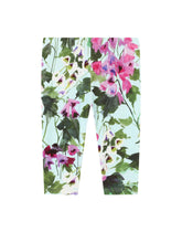 Bluebell-print interlock leggings -  | Dolce &amp; Gabbana