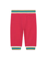 Jersey jogging pants with brocade DG patch -  | Dolce & Gabbana