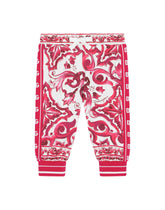 Majolica-print jersey jogging pants -  | Dolce &amp; Gabbana