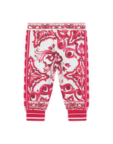 Majolica-print jersey jogging pants -  | Dolce & Gabbana