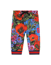 Meadow-print jersey jogging pants -  | Dolce & Gabbana