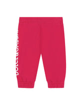 Jersey jogging pants with logo print -  | Dolce & Gabbana