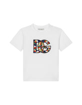 Short-sleeved T-shirt with Carretto-design DG patch -  | Dolce & Gabbana