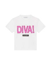 Jersey T-shirt with diva patch -  | Dolce &amp; Gabbana