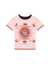 Orange-print jersey T-shirt -  | Dolce & Gabbana