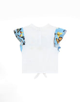 Jersey and poplin T-shirt with Dolce&amp;Gabbana logo -  | Dolce &amp; Gabbana