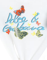 Jersey and poplin T-shirt with Dolce&amp;Gabbana logo -  | Dolce &amp; Gabbana