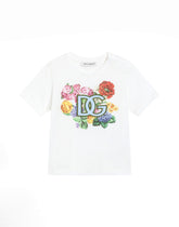 Jersey T-shirt with DG logo -  | Dolce &amp; Gabbana