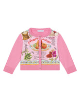 Arancini-print cotton and twill cardigan -  | Dolce & Gabbana