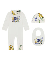 3-piece gift set in floral-print jersey -  | Dolce & Gabbana