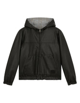 Hooded reversible nappa leather jacket -  | Dolce &amp; Gabbana