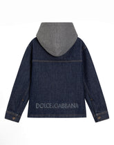 Denim jacket with embroidery -  | Dolce &amp; Gabbana