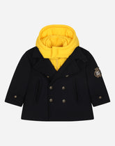 Baize pea coat with removable down jacket -  | Dolce & Gabbana