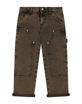 Treated denim jeans with logo tag -  | Dolce &amp; Gabbana