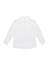 Stretch poplin shirt with covered placket -  | Dolce &amp; Gabbana