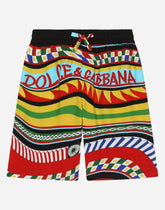 Carretto-print shorts -  | Dolce & Gabbana